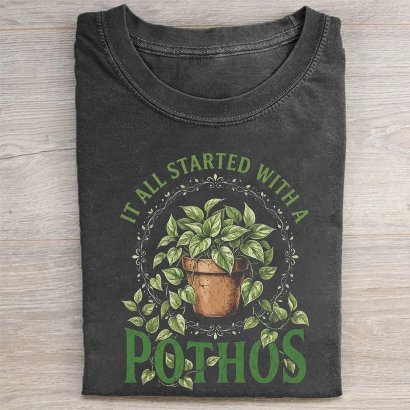 Funny Pothos Houseplant T-shirt