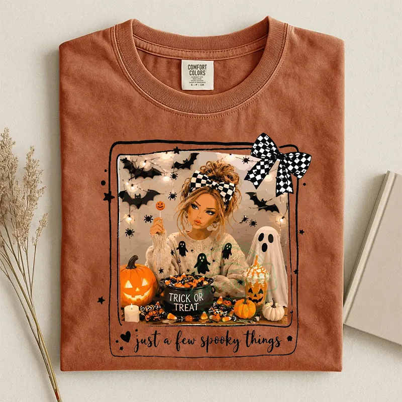 Just A Few Spooky Things Funny Doll T-shirt