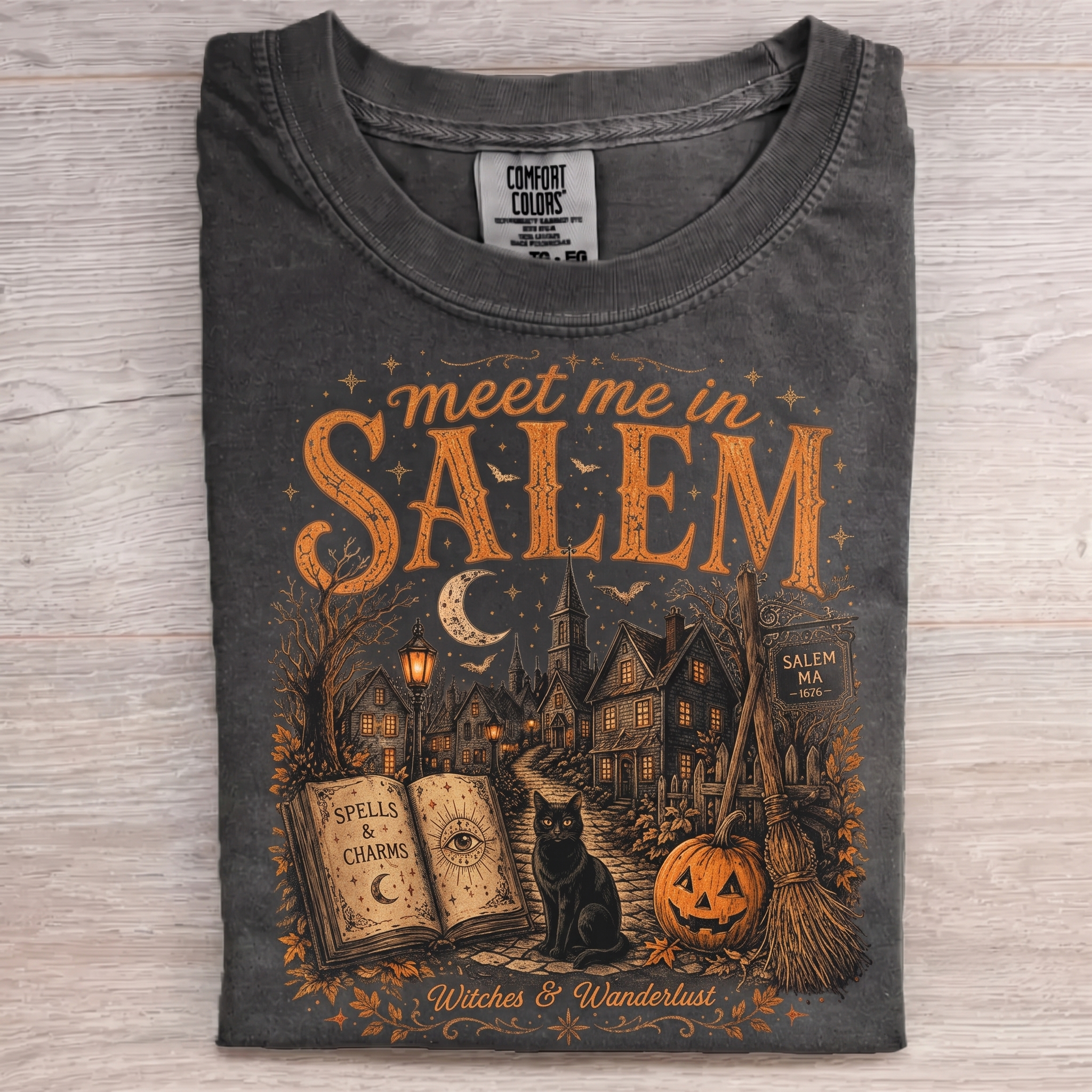 Meet Me in Salem Halloween T-shirt
