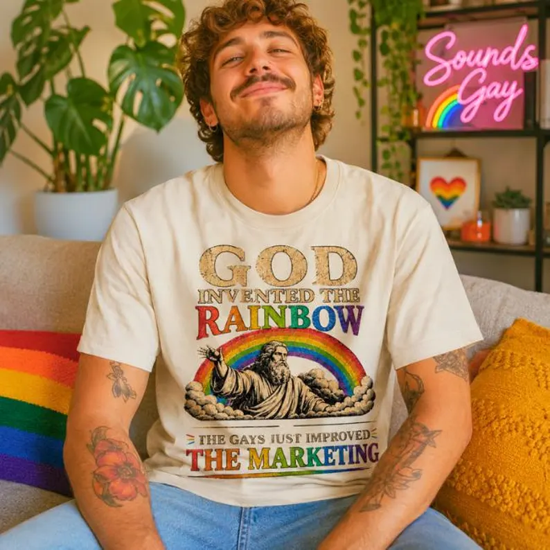 God Invented the Rainbow T-Shirt
