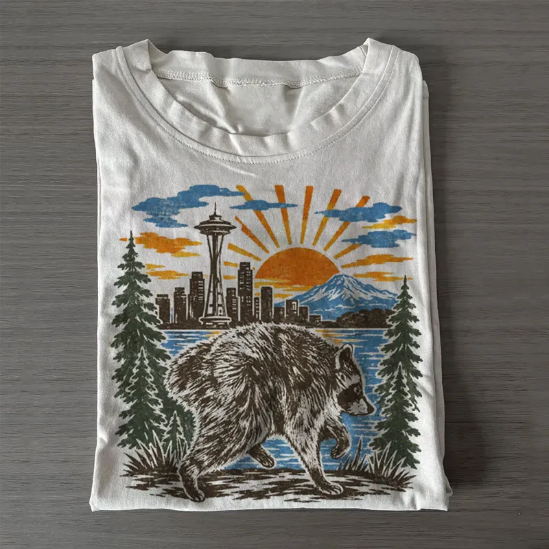 Trendy Raccoon Meme Unisex T-shirt