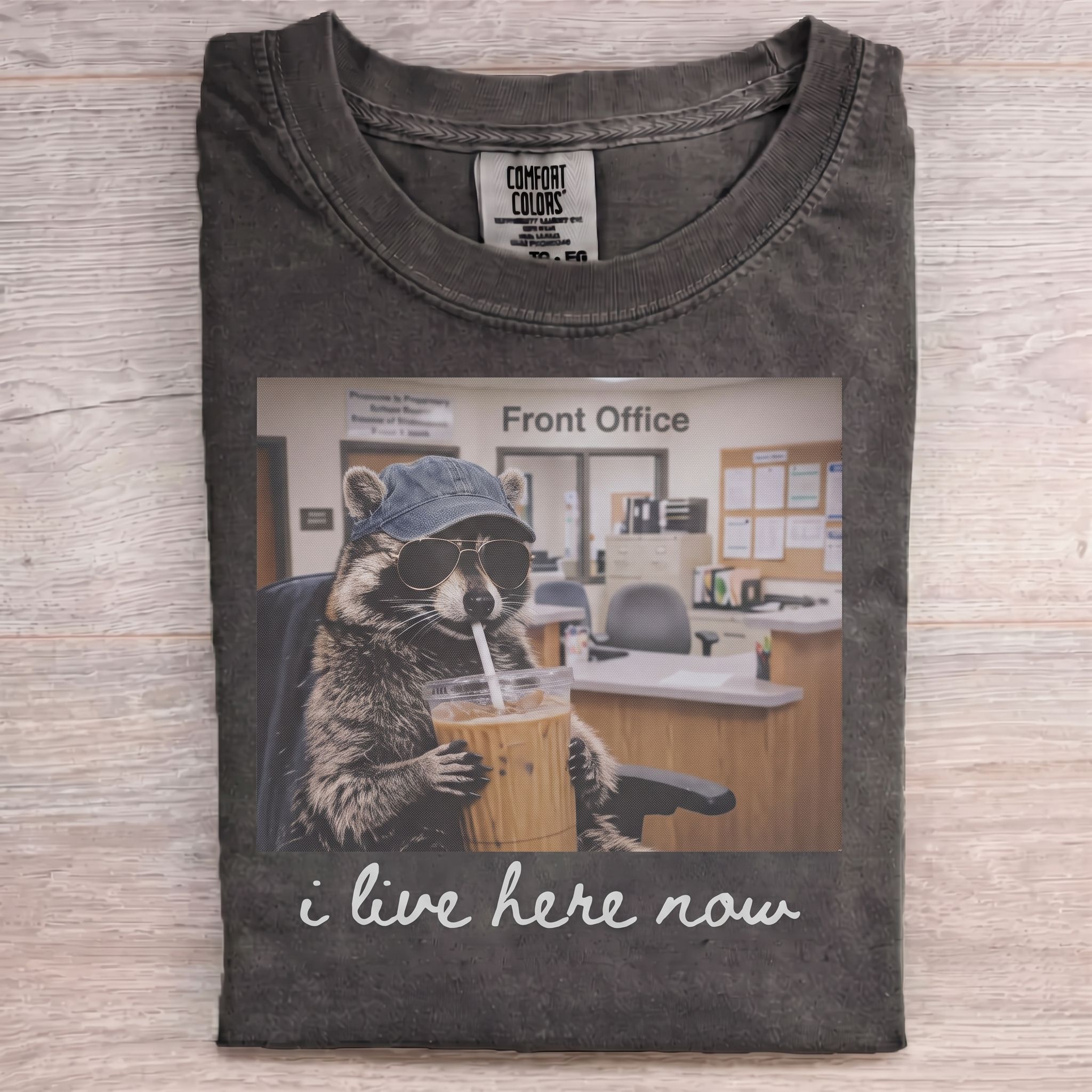 Front Office Squad Raccoon T-shirt