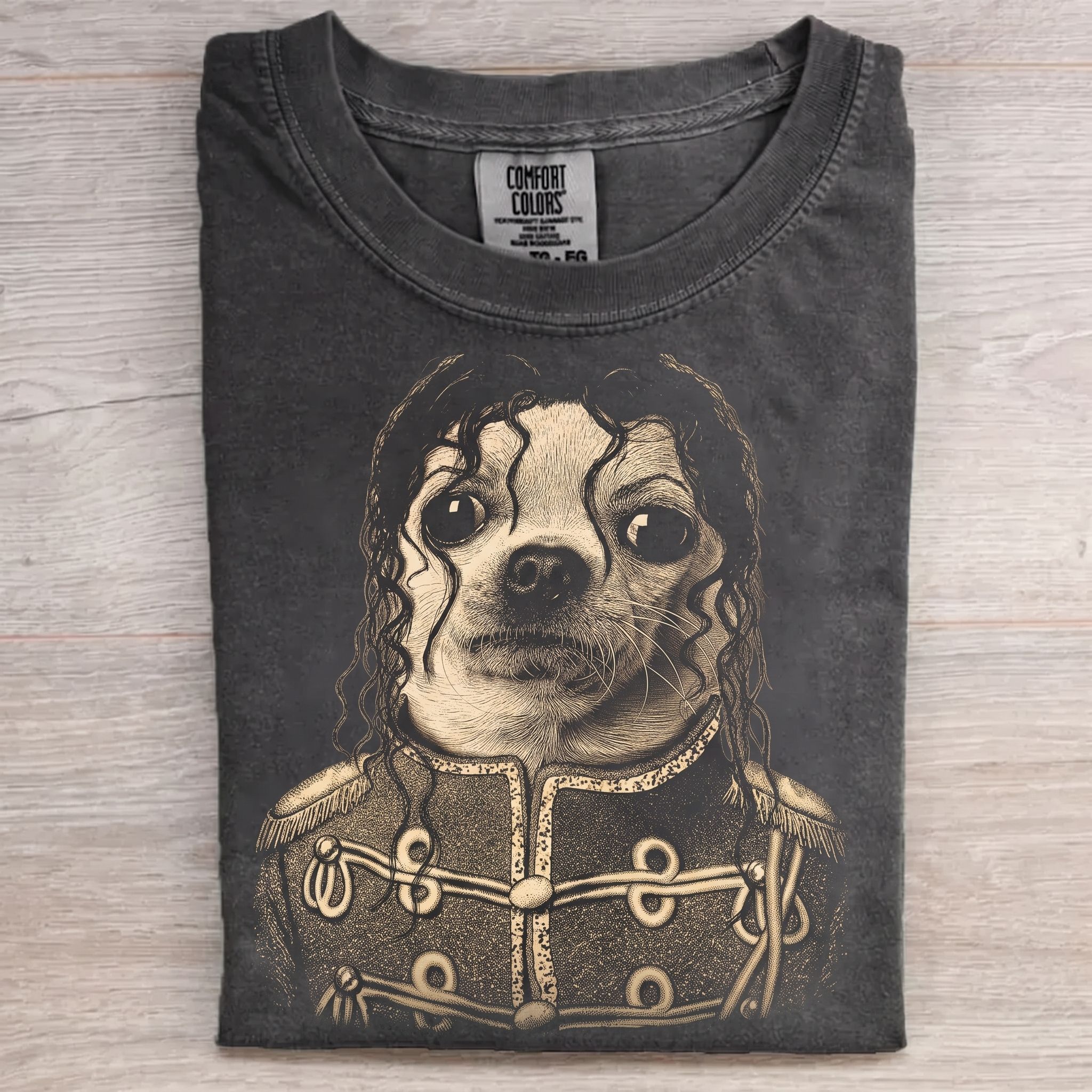 Historical Regalia Dog Portrait T-Shirt