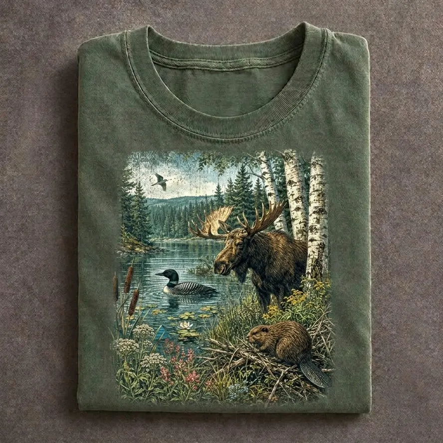 Vintage Nature Wildlife T-shirt