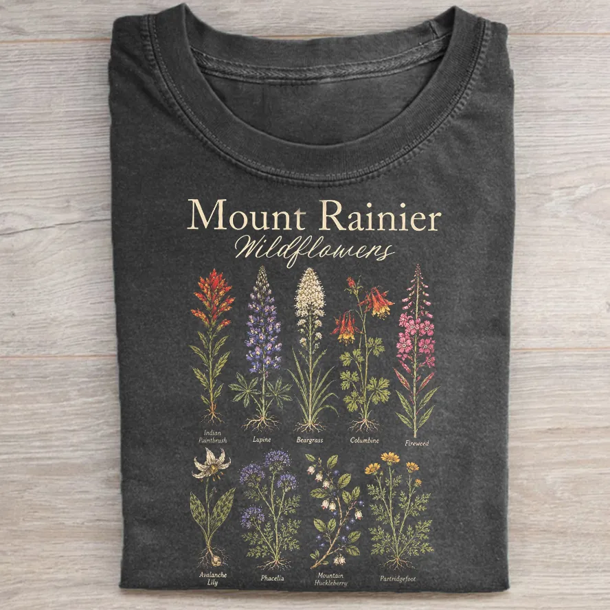 Mount Rainier Wildflowers T-shirt