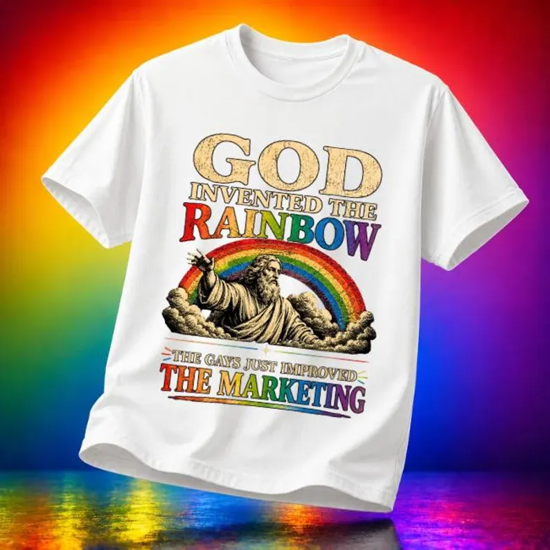 God Invented the Rainbow T-Shirt