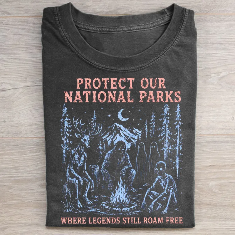 Cryptid National Parks Unisex T-shirt