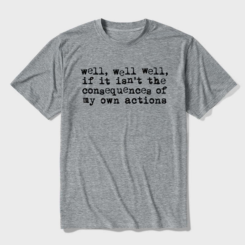 Consequences Ultra Soft Heather Tee