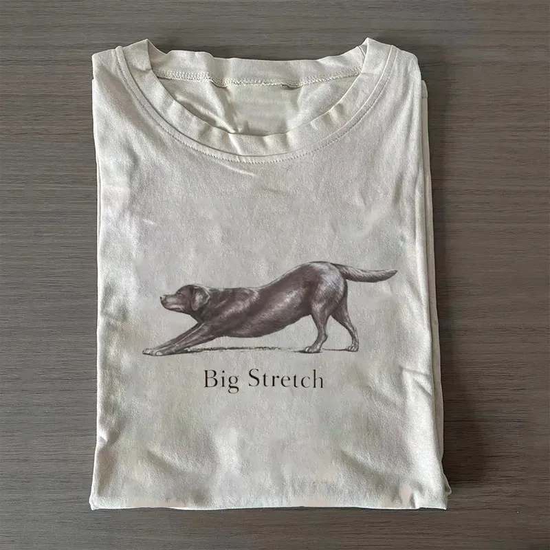 Big Stretch Chocolate Labrador Retriever T-shirt