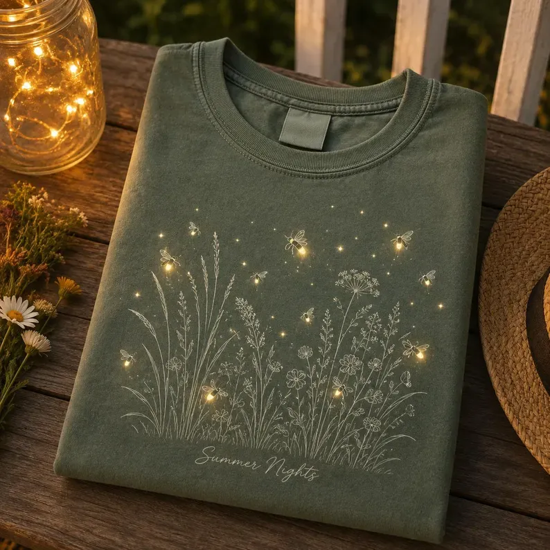 Summer Nights Firefly T-shirt