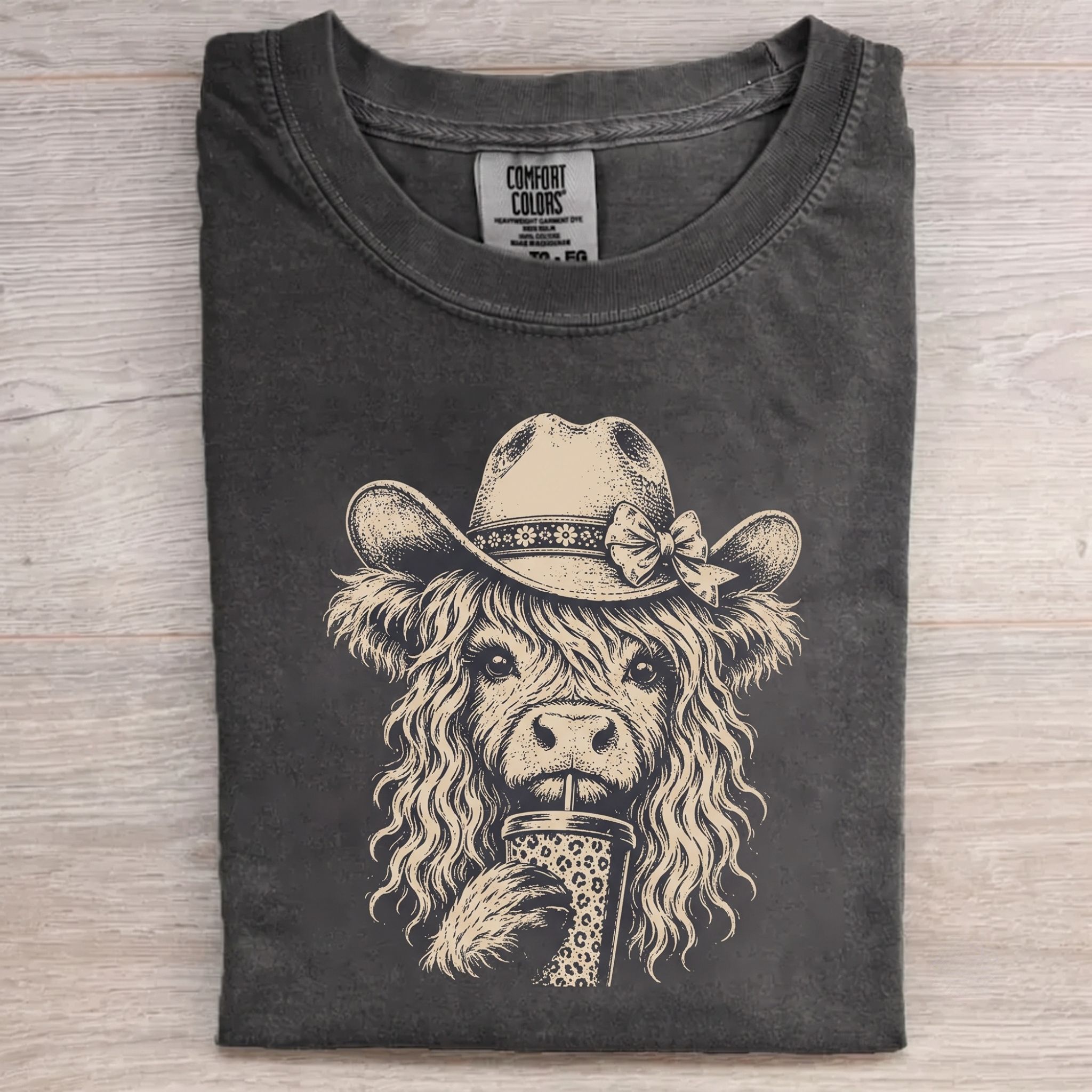 Summer Sweet Highland Cow T-shirt