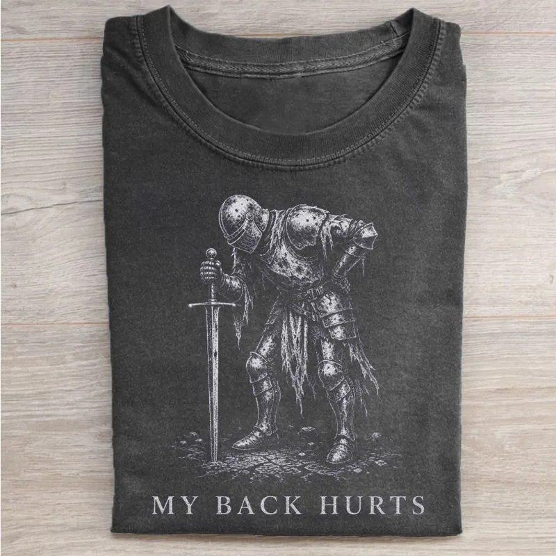 Back Hurts Knight T-shirt