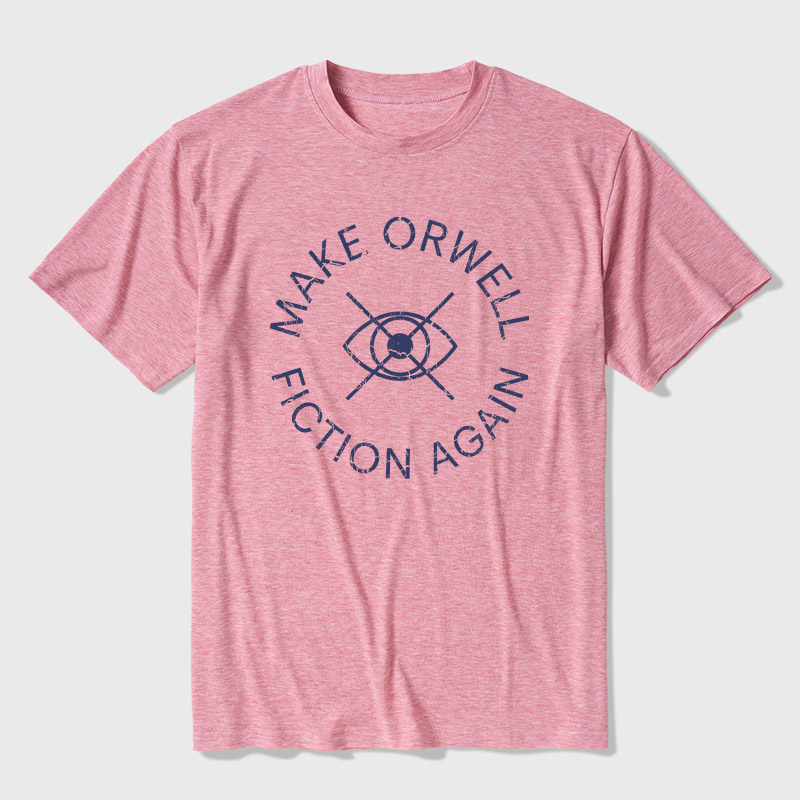 Make Orwell Fiction Again Ultra Soft Heather Tee