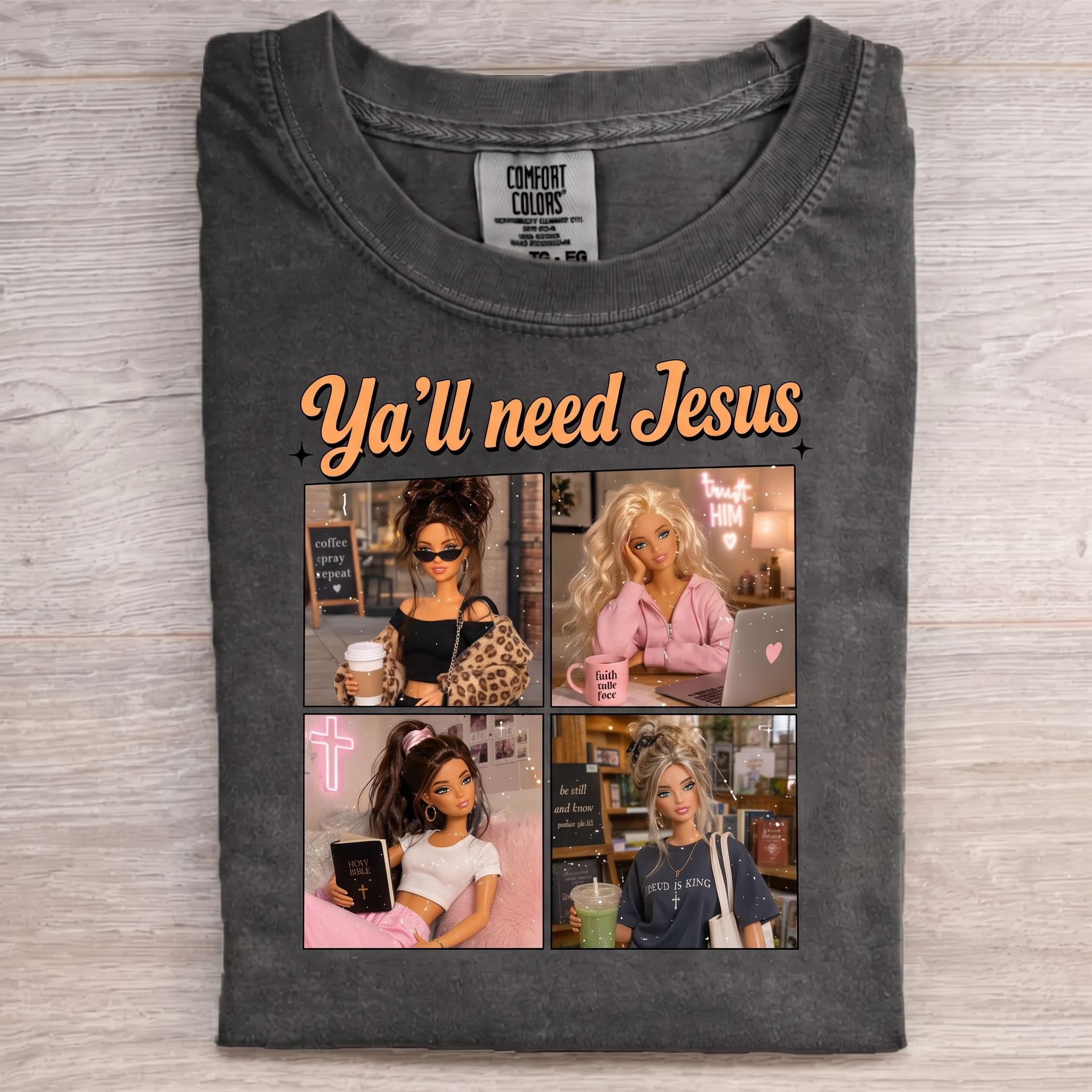 Ya'll need Jesus Funny Doll Humor T-Shirt