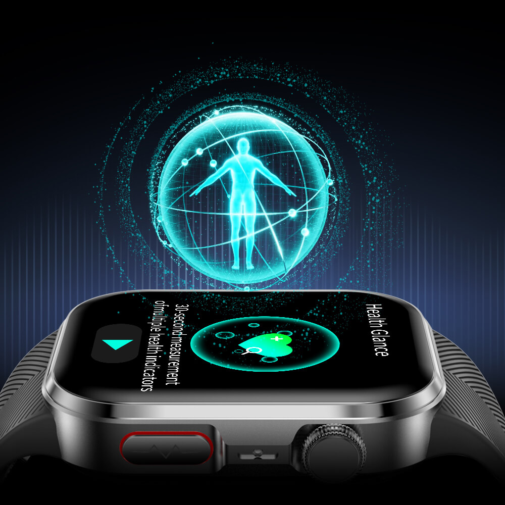 AEGVITA D6 Smart Health Watch with Cuff-Based Blood Pressure Monitoring System