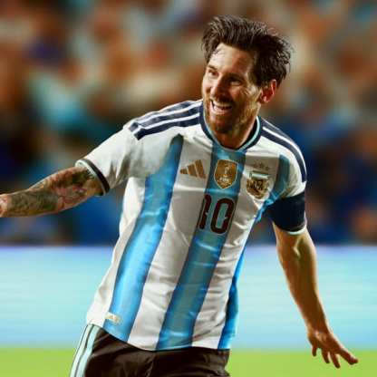 Argentina 26 Home Authentic Jersey