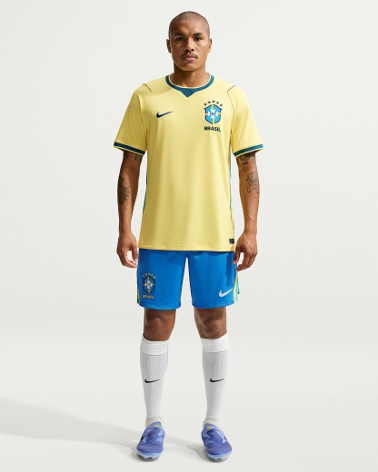 2026 Brazil national team home stadium fan edition quick-drying football shorts
