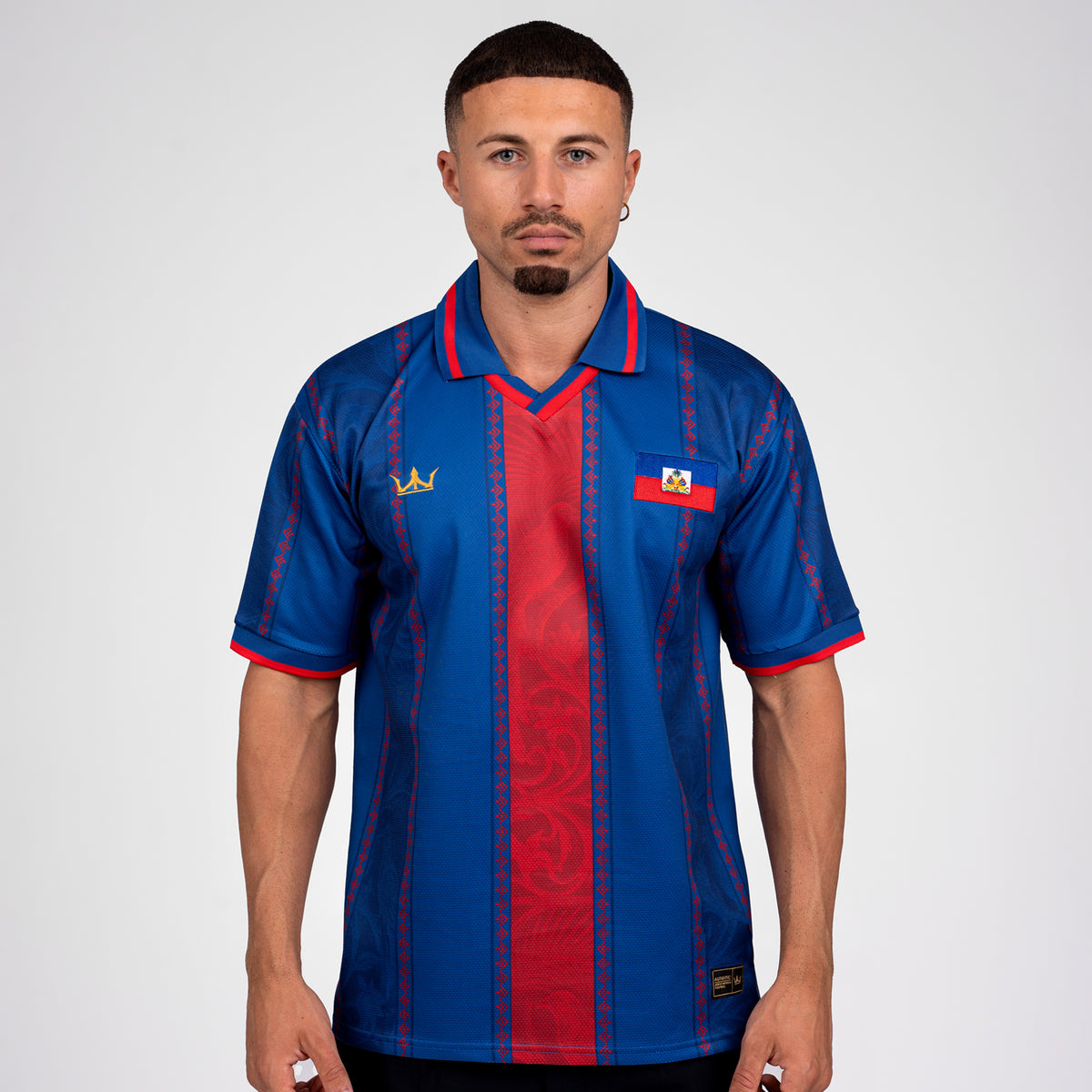 Haiti Heritage Retro Custom Football Jersey