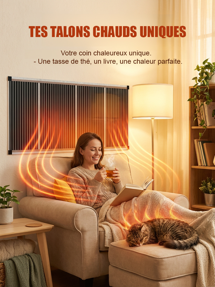 【3 secondes de chauffage rapide】Chauffage mural en graphène de haute technologie allemande
