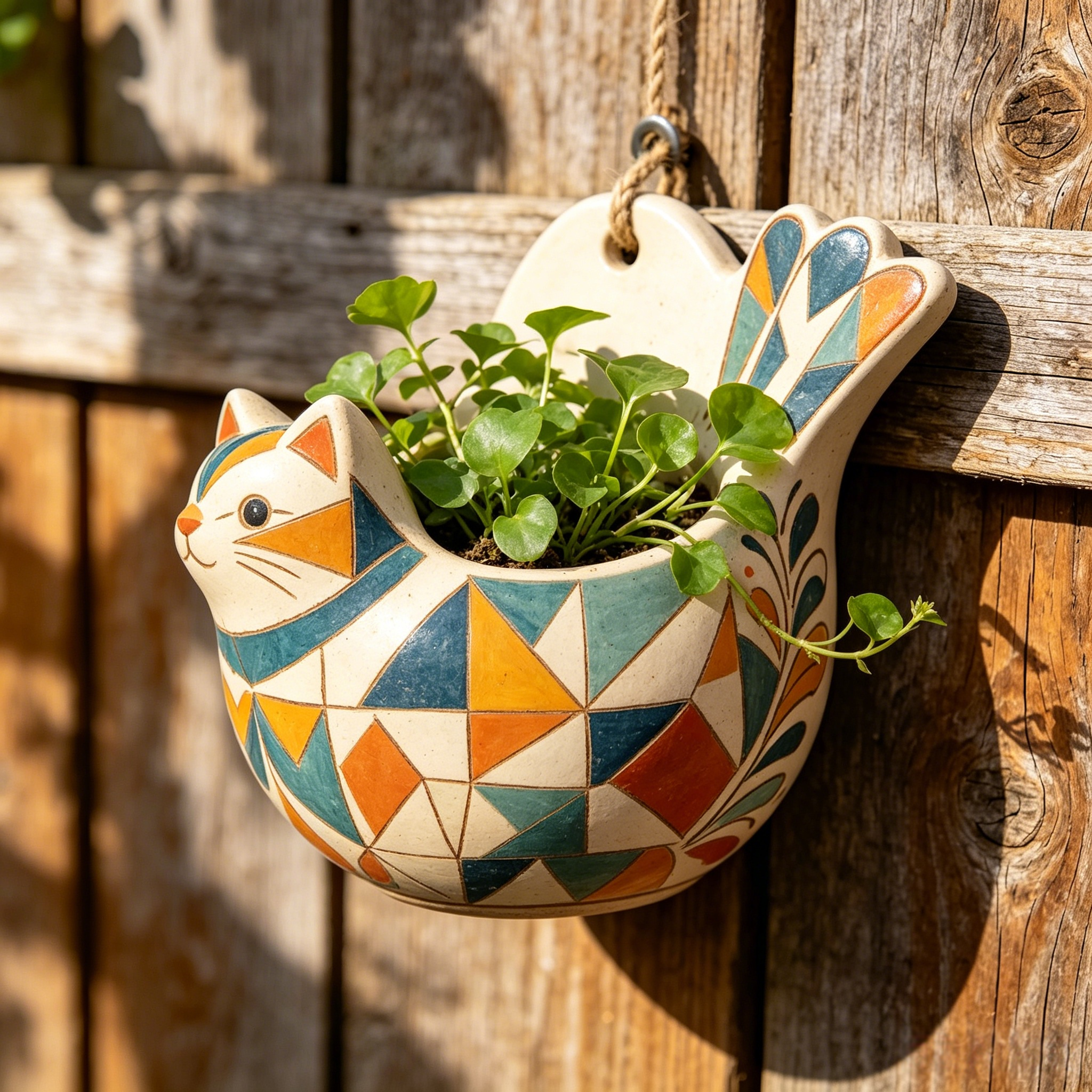 Cute Wall-Mounted Vase Rack