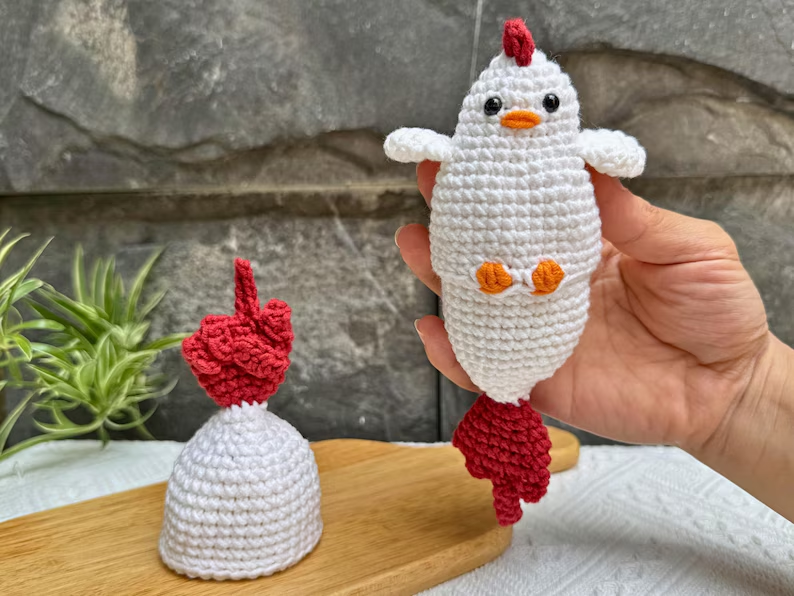 Fun Reversible Crochet Bird