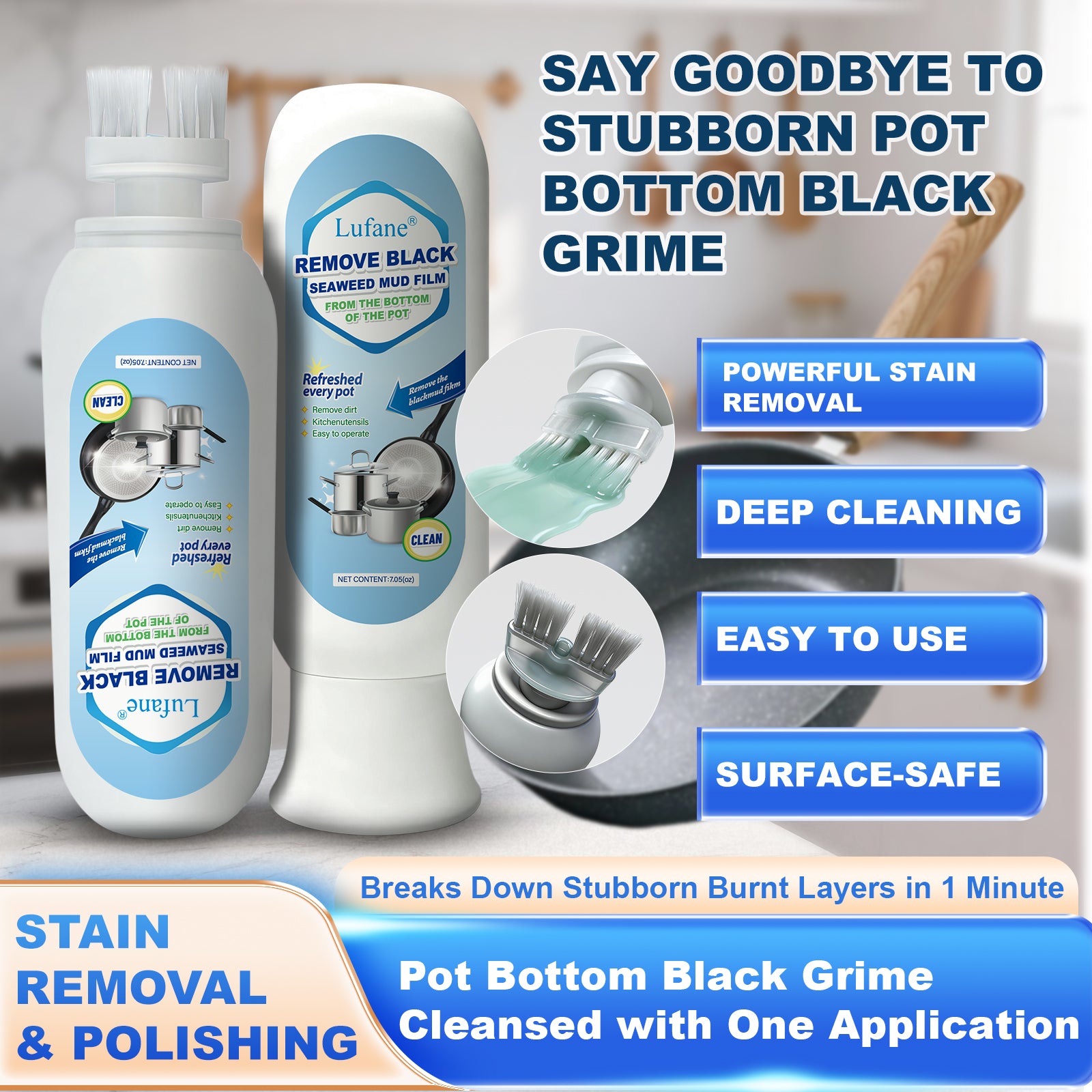 Lufane® Pot & Pan Black Stain Remover