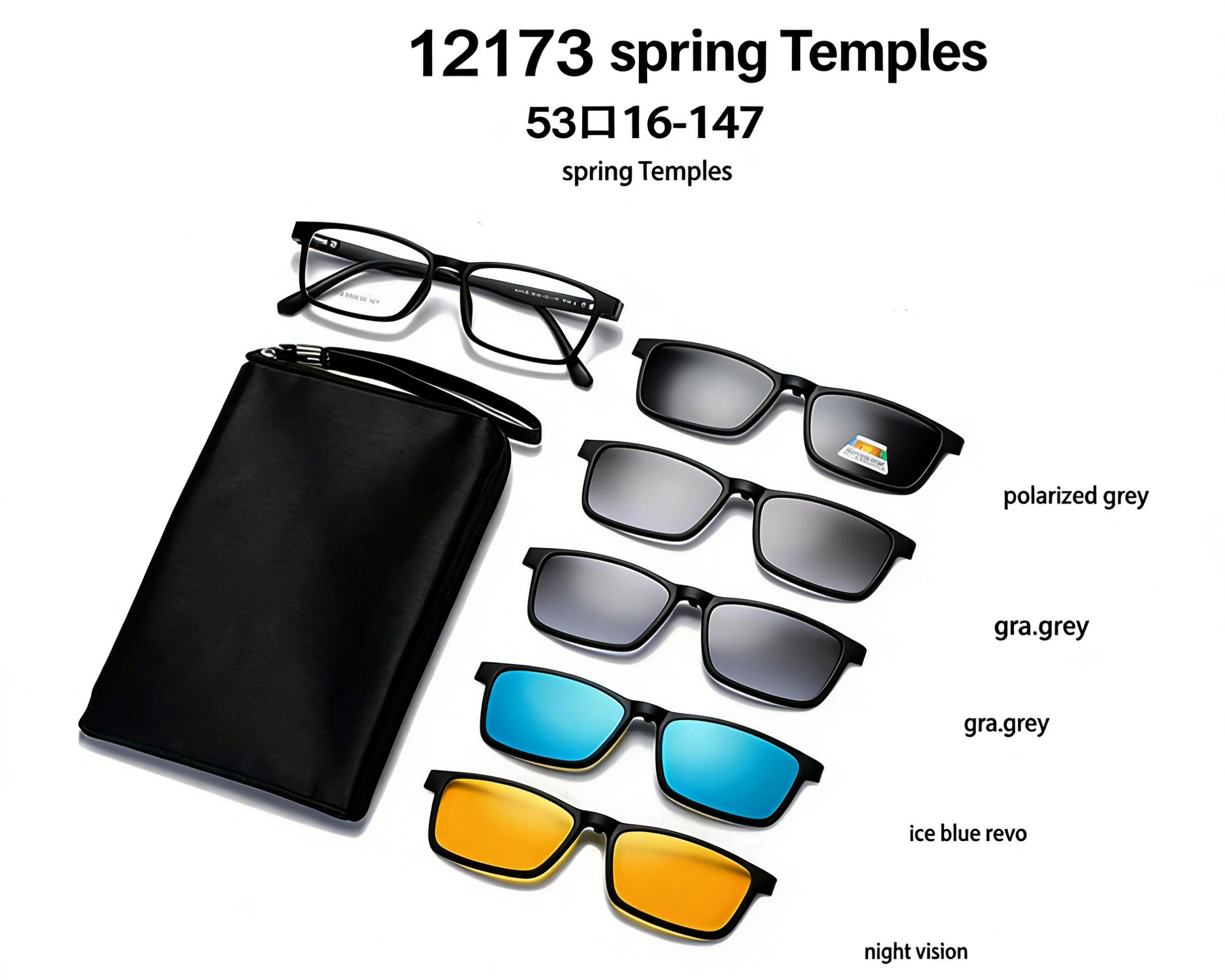All-in-One Magnetic Polarized Sunglasses