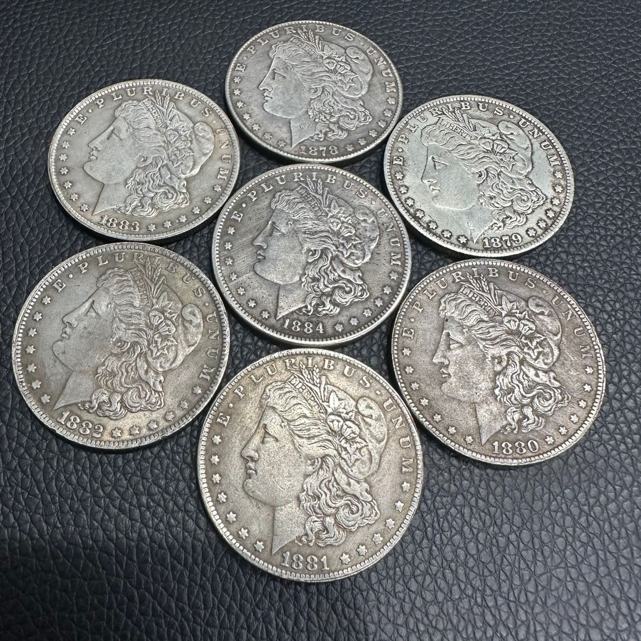 🔥【Last 8 Sets!!!】1878-1921 Morgan Silver Dollar 28PC💰 Quality Assurance-TJY