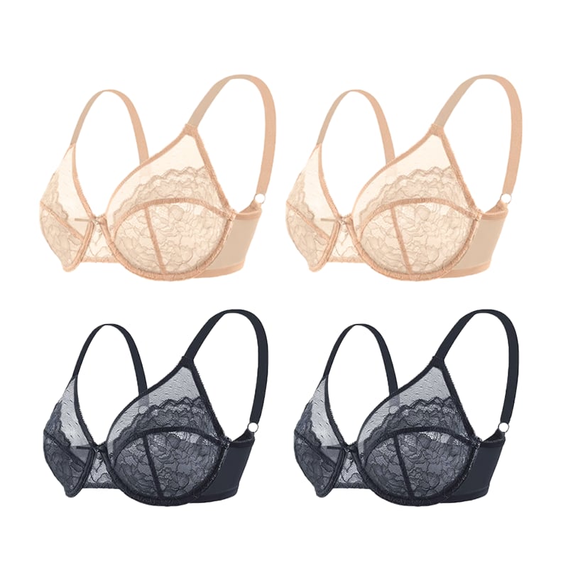 🔥🔥Last Day 49% Off🔥Unlined Comfort Unpadded Full Coverage Underwire Minimizer Bra