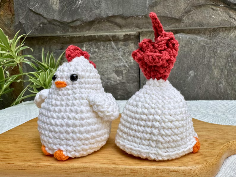 Fun Reversible Crochet Bird
