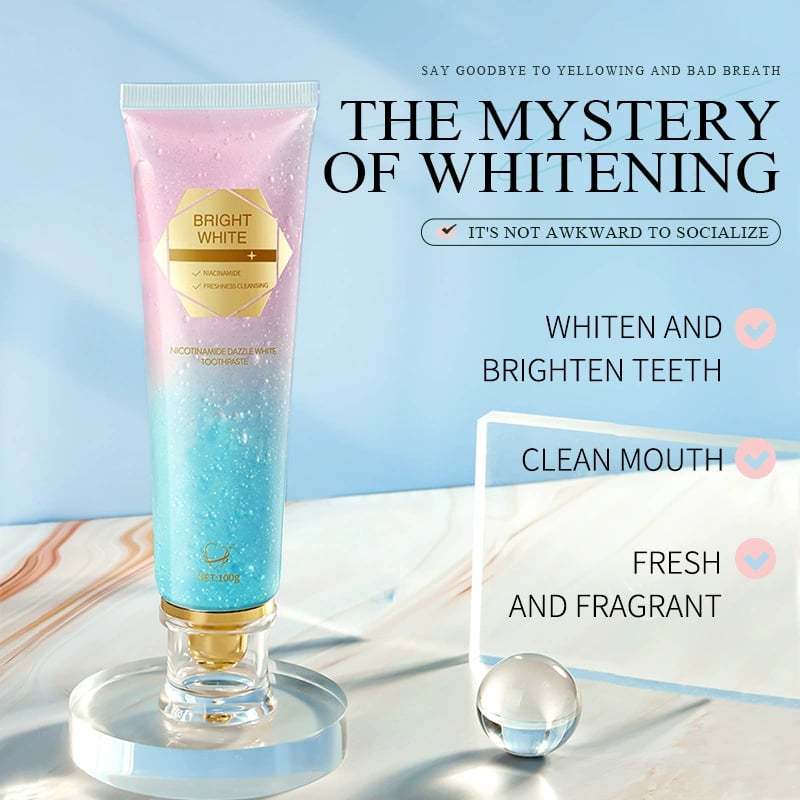 ✨ Achieve a Radiant Smile - 49% OFF - 🦷 Niacinamide Whitening Toothpaste - For Healthier, Whiter Teeth!