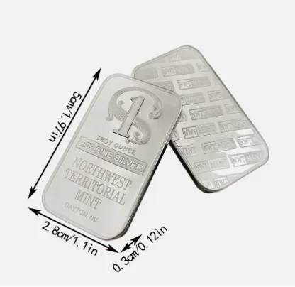 Northwest Territorial Mint - 1 Troy oz Pure .999 Fine Silver Bar In Capsule