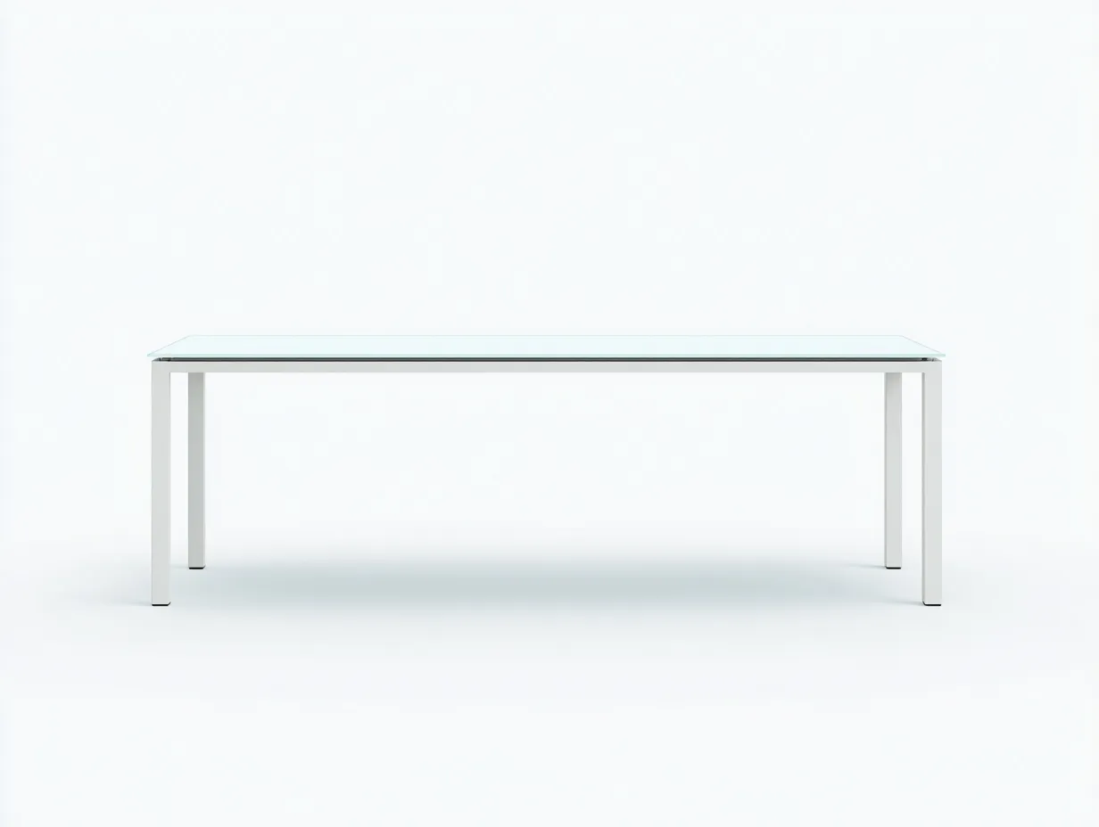 Mesa de comedor 180x90x75 cm - fresno claro - diseño nórdico de líneas suaves para exterior