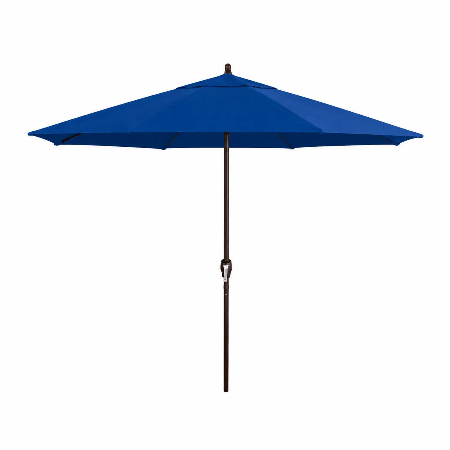 Parasol ogrodowy okrągły 350 cm aluminium niebieski