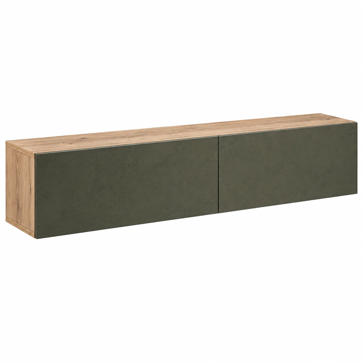 Armario Organizador Escandinavo Verde Oliva con Puertas Texturizadas y Patas Nordicas:-decovaroa