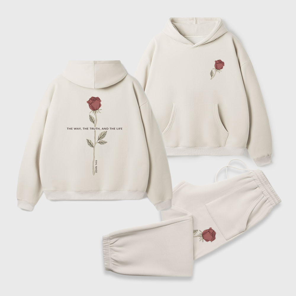 TH-Sample Christian Premium Fleece Hoodie Set Sale - GuidingCross