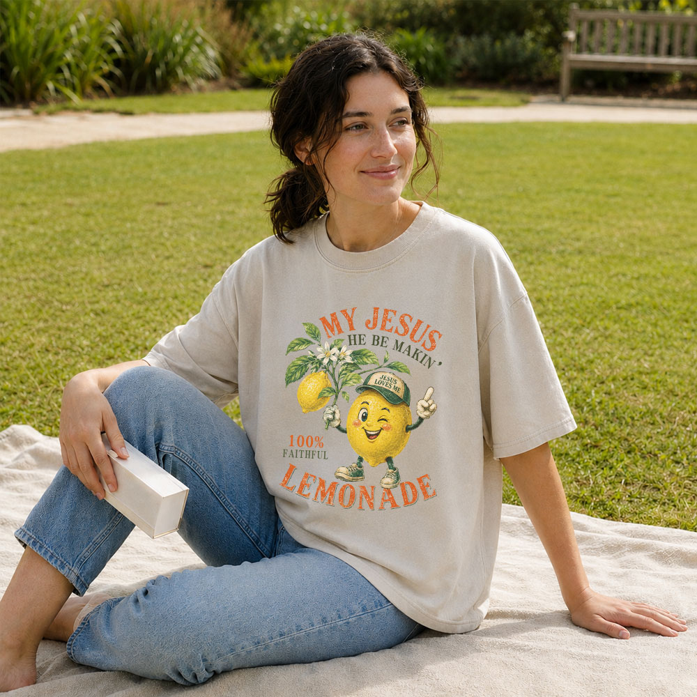 My Jesus Lemonade Christian Washed T-Shirt