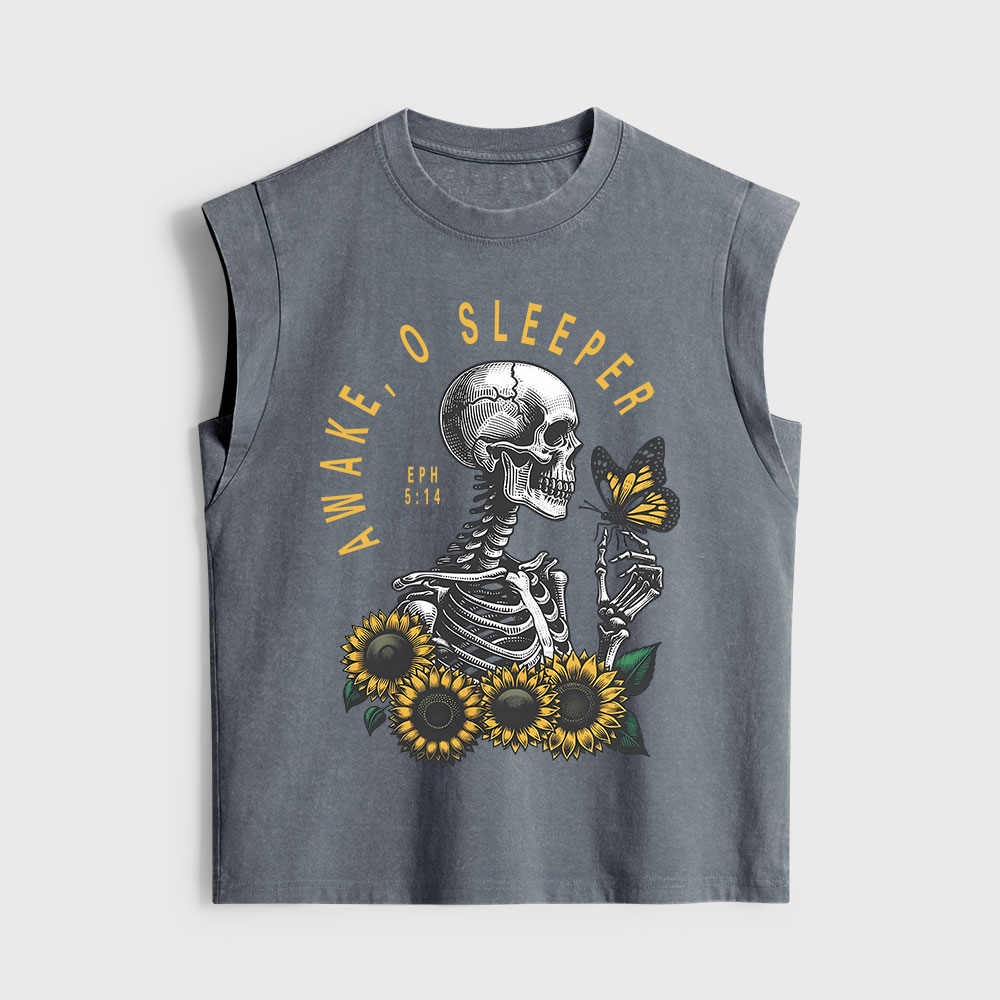Awake O Sleeper Christian Women's Washed Tank Top