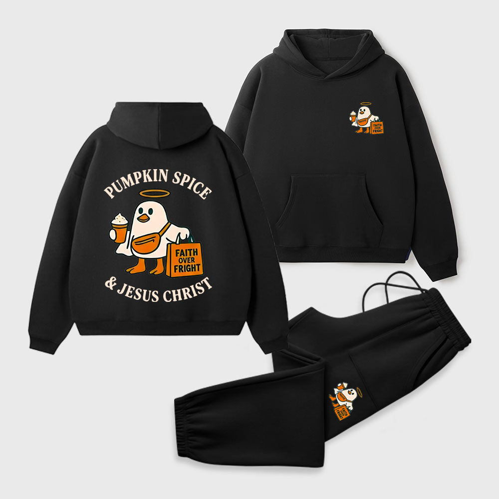 Everything Hallelujah Christian Premium Fleece Hoodie Set
