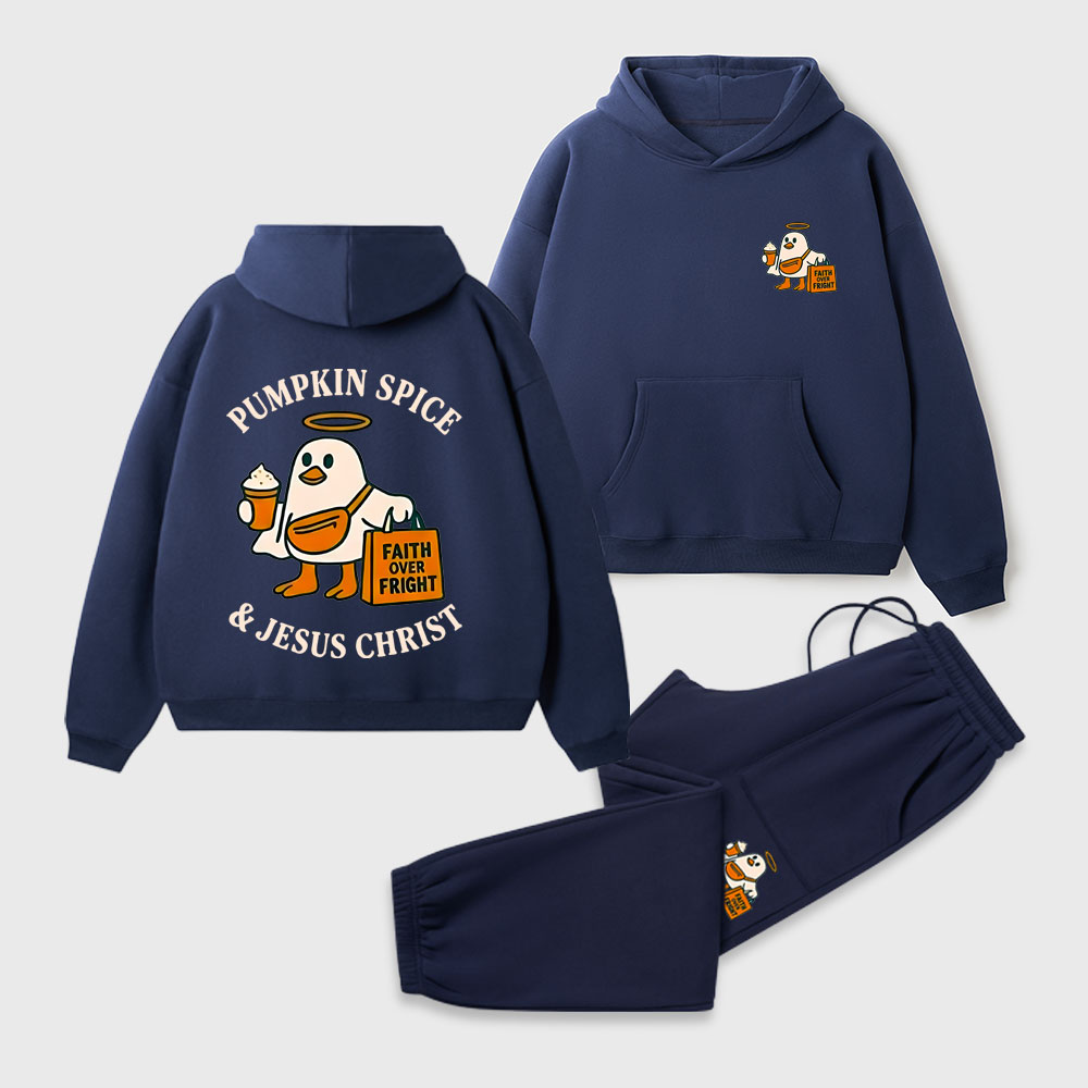 Everything Hallelujah Christian Premium Fleece Hoodie Set