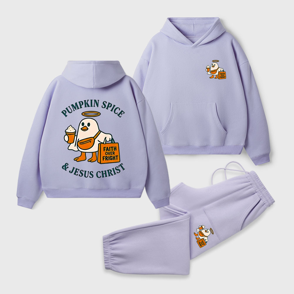 Everything Hallelujah Christian Premium Fleece Hoodie Set