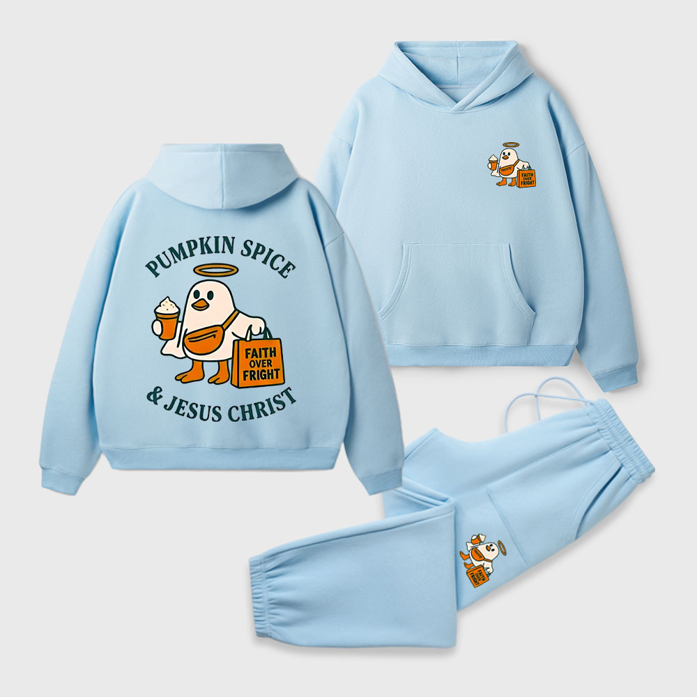 Everything Hallelujah Christian Premium Fleece Hoodie Set