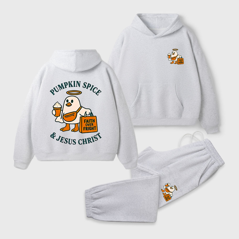 Everything Hallelujah Christian Premium Fleece Hoodie Set