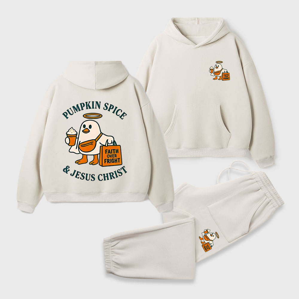 Everything Hallelujah Christian Premium Fleece Hoodie Set