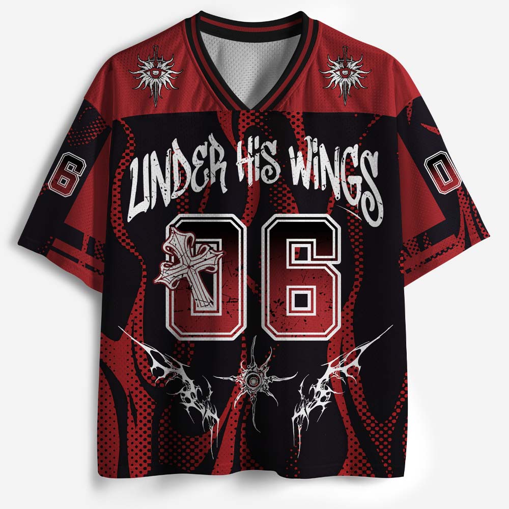 His Wings Graphic Mesh Jersey