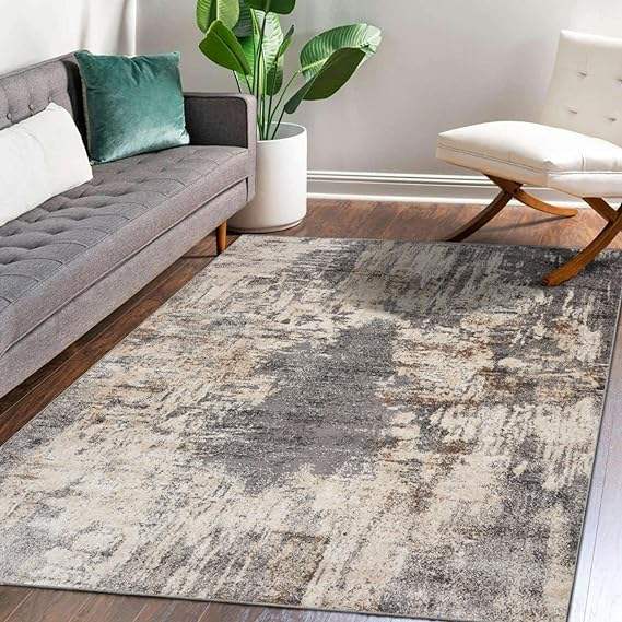 Modern minimalist design rug, small bedroom rug, 3D rug