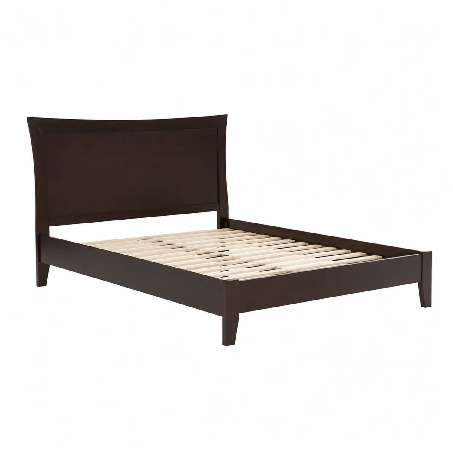 Bettgestell aus Massivholz 200x160 cm Dunkelbraun