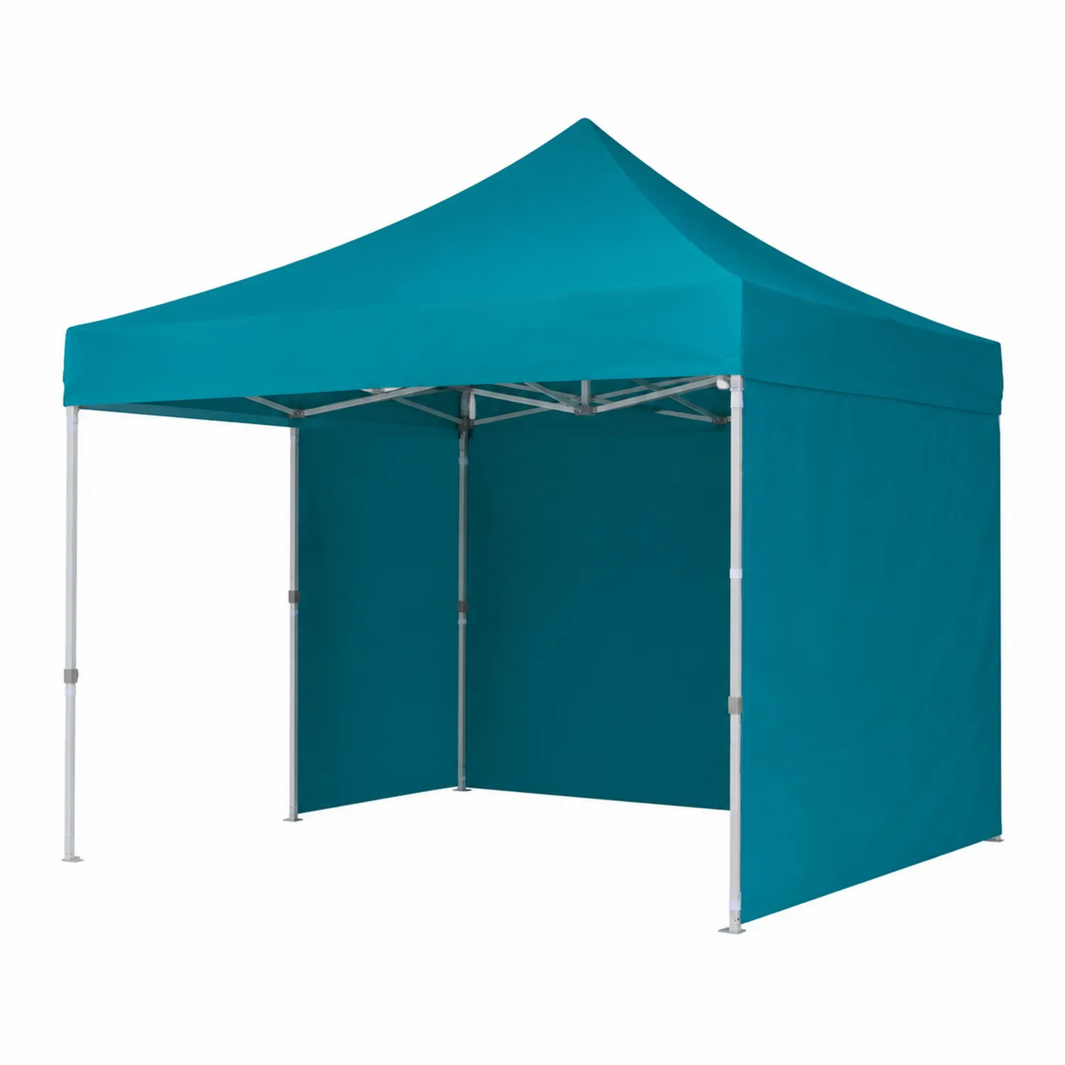 Faltpavillon 3x3 m wasserdicht Polyester Türkis