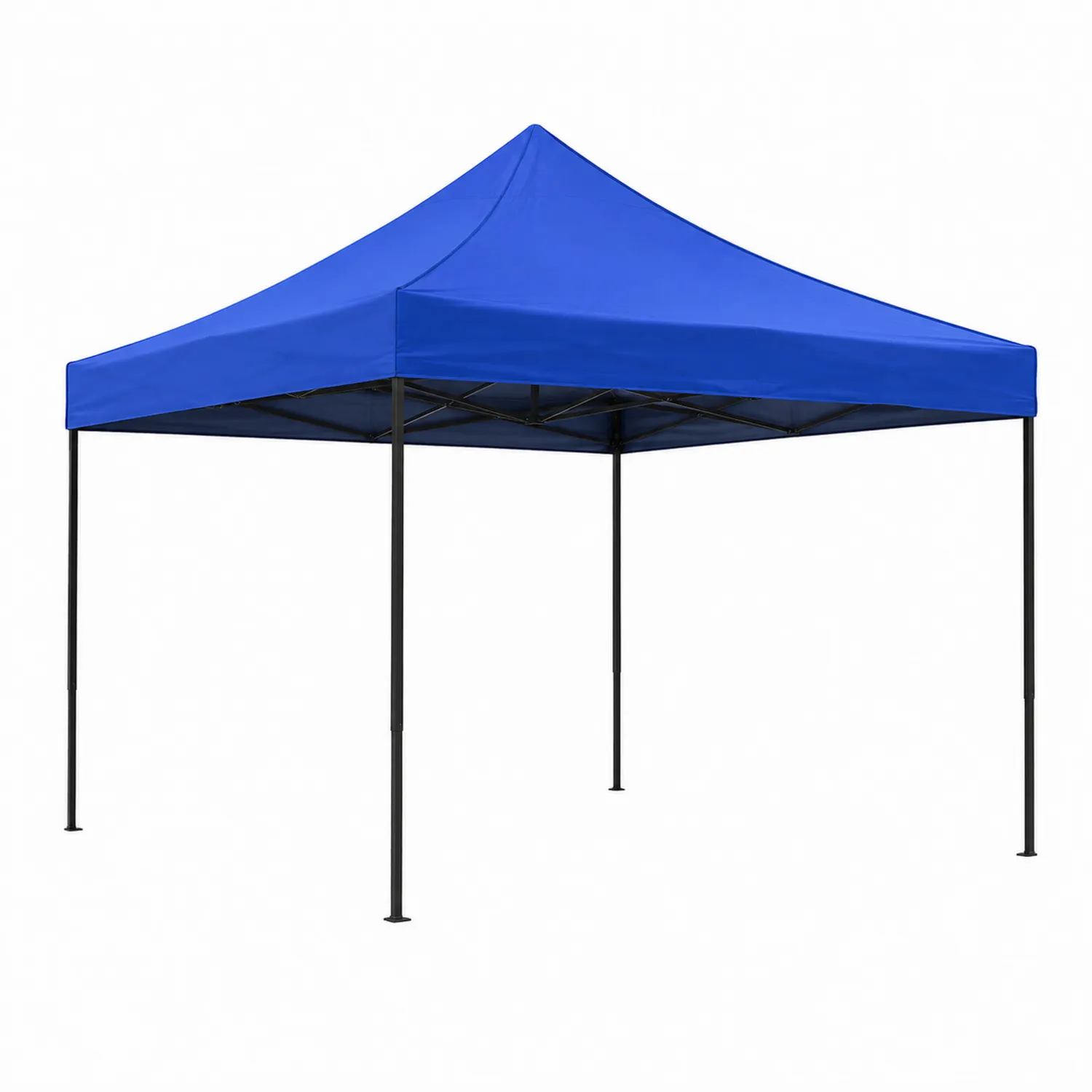 Blaues Faltzelt 3x3m mit Polyesterstoff und Stahlrahmen