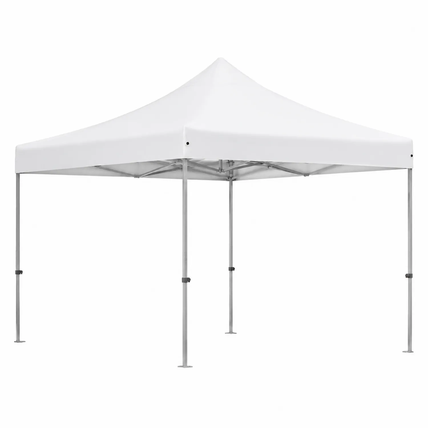Faltzelt 3x3m Stahl Weiß